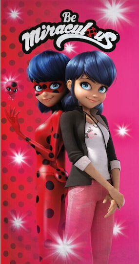 Miraculous Ladybug Geheimidentität Kinder-Strandtuch 70x140cm Schnelltrocknend