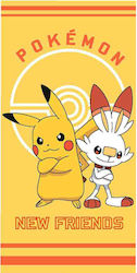 Pokémon Нови Приятели Хавлия За Баня Плажна Кърпа 70x140см