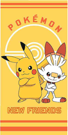 Pokémon Нови Приятели Хавлия За Баня Плажна Кърпа 70x140см