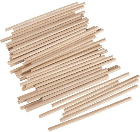 Set 60 Bucăți Decorațiuni din Lemn Sticks Rotunzi 10cm Fsc 100%