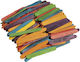 Set 300 Bucăți De Decorațiuni Din Lemn Sticks Colorate 5,5x0,5cm