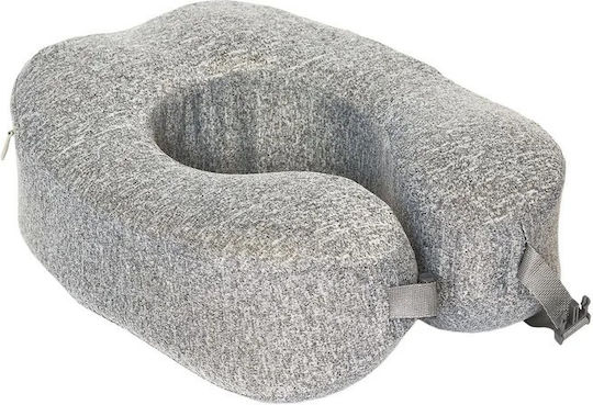 Vp Santé Rollable Travel Cushion Memory Foam Grey