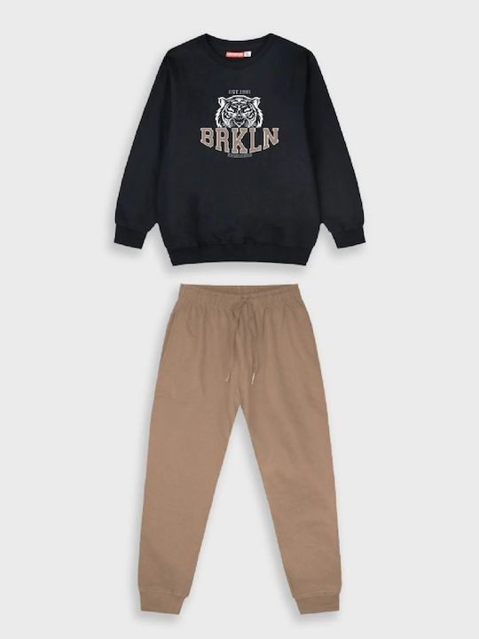 Kinder Sweatpants Set - Jogginganzug Brown 2Stück