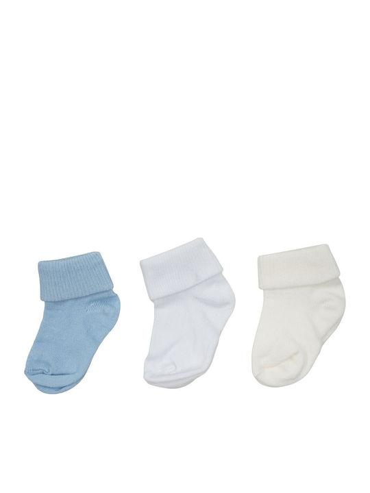 Yetis socks Kindersocken Babys Sky Blue 3 Paar