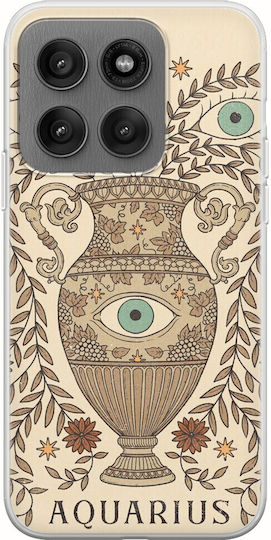 Zodiac Aquarius Motorola Edge 60 Pro 5G Гъвкав TPU Прозрачен Силикон
