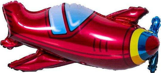 Balon Folie Jumbo Roșu Avion 80buc