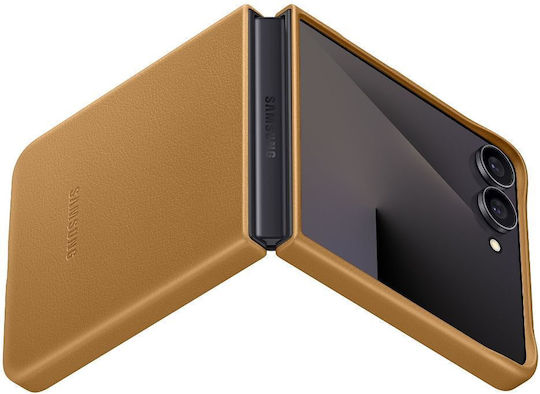 Samsung Book Leather Brown (Samsung Flip 7)
