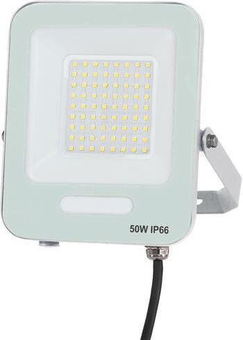 Eurolamp Στεγανός Προβολέας LED 50W Φυσικό Λευκό 4000K IP66
