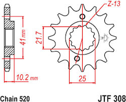 Γραναζι Εμπρος 308.14 Fe E8586.14 345 14 18nc Dominator Nx 250 14δ Pbr Γραναζι Εμπρος 308.14 Fe E8586.14 345 14 18nc Dominator Nx 250 14δ Pbr