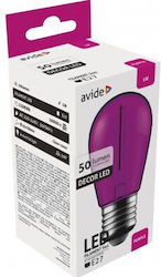 Avide Bulb LED 1W E27 Μωβ Avide Bulb LED 1W E27 Μωβ
