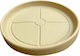Ceramart Plate Pot Green 35.5x35.5cm P7/13LIME