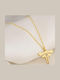 Χρυσο Κρεμαστό Κολιέ "οι Τελευταίοι Εμάς" Gold Pendant Necklace " Last Us" Molfs