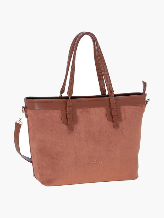 Bartuggi Leder Damentasche Schultertasche Braun