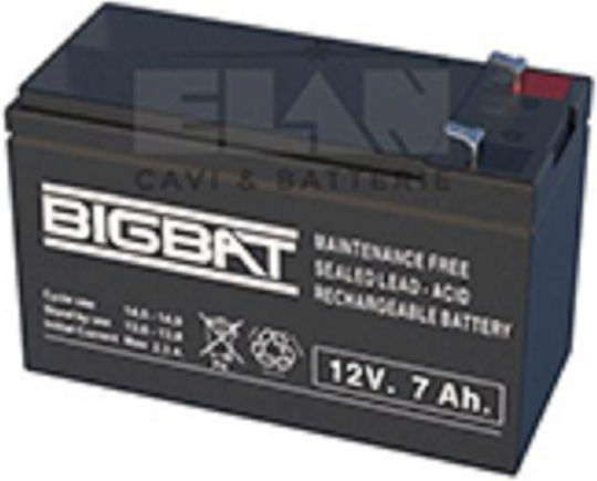 Elan Батерия UPS с Капацитет 7Ах и Напрежение 12V 92803 1бр