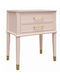 Desk Belromu 104 Wooden Rose with Metal Legs 60x40x71cm