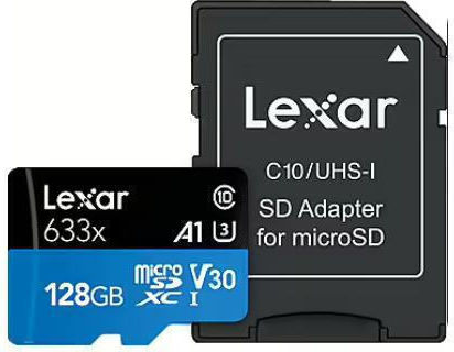 Lexar Plus SDXC 128GB Class 10 UHS-I με αντάπτορα