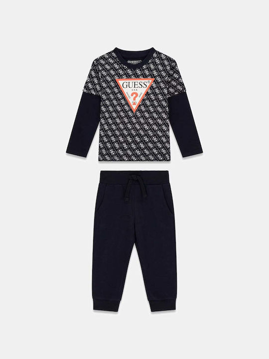 Kids Sweatpants Set Blue 2pcs