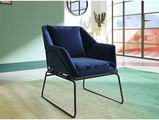 Sessel Tulsa 302 72x67x83cm Blue Sessel Tulsa 302 72x67x83cm Blue