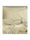 Melinen Layla Pillowcase Set with Envelope Cover Beige 50x70cm.