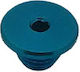 Mirror Caps 10mm Blue Piece Normal Honda Suzuki Kawasaki Etc R-10mm