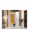 Hartford 524 Entry Furniture with Mirror & Hanger 82x50x191cm