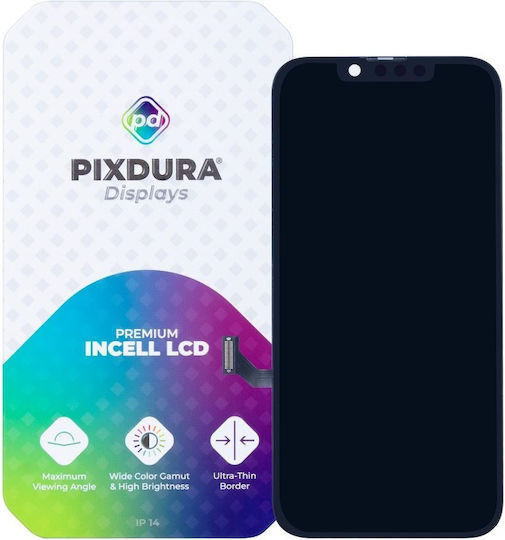 O ecran Pixdura cu Mecanism Tactil pentru iPhone 14 Pro Max (Negru)