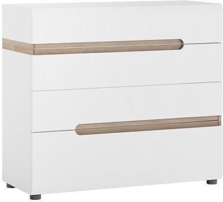 Comoda pentru Dormitor Vesfera 111 Trufel Δρυς, Άσπρο 96x42x86buc