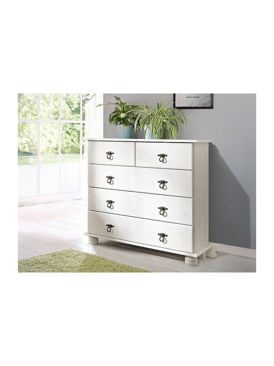 Συρταριέρα Κρεβατοκάμαρας Nolcore 102 White 82x...