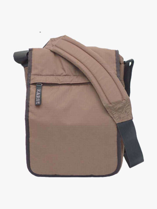 Karst Herrentasche Schulter / Crossbody Braun
