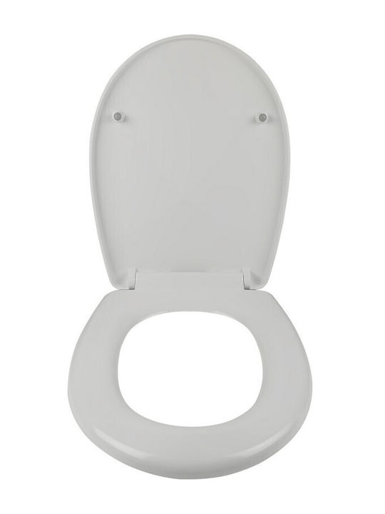 EVIOP Capac WC Închidere lentă din plastic Alb
