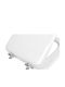 EVIOP Plastic Toilet Seat White