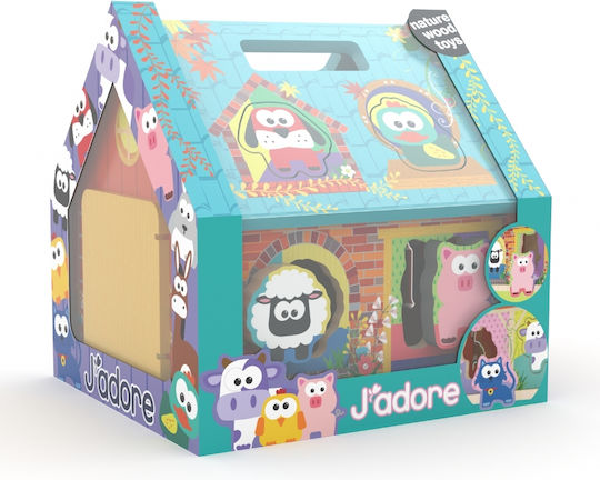 J′adore Играчка за сортиране на форми от дърво