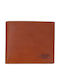 Leather Men's Wallet Classic Tabac Brown