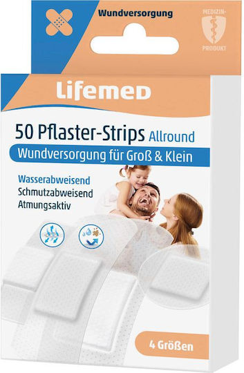 Lifemed Αυτοκόλλητα Επιθέματα 50τμχ