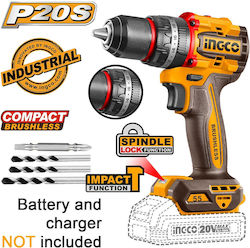 Ingco CIDLI205581 Schlagbohrschrauber 20V Solo