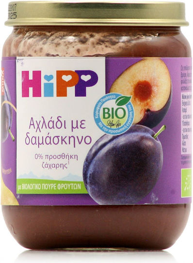 Hipp Fruit puree Prune with Pear with Flavor Plum with Pear No Added Sugar 160gr for 5+ Months