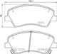 Brake Pad Set Em Hyundai i20 14--Hella Pagid-hl8db355036501