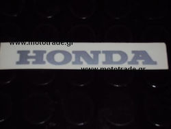 Honda Motorrad-Aufkleber Silber Set 2 Stück 100mmx16mm