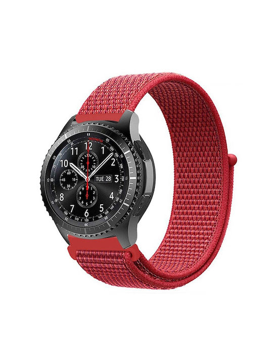 Kalebol Strap Fabric Red (Galaxy Watch4/5/6/7/FE/4 Classic/6 Classic/5 Pro)