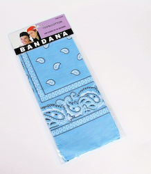 Bandana Baumwollene Lahuuri 54*54cm Himmelblau