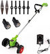 Wheeled Brush Cutter Battery 12V with 2 Batteries