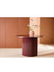 Dallas 4870 Round Table Kitchen Wooden Burgundy Oak 75x75cm