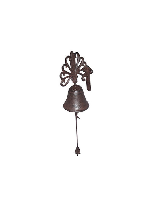 Brown Wall Decor Made of Metal 17x7.5x10.5cm 2 Pieces
