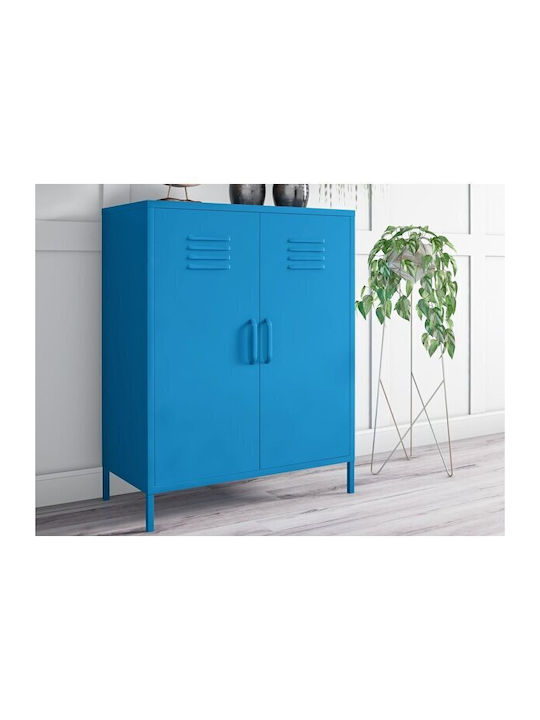 Boden Kabinette Sersoni 101 Blau (2 Stück) 80x40x102cm