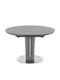 Houston 958 Round Table Dining Room Glass Dark Grey 76x76cm