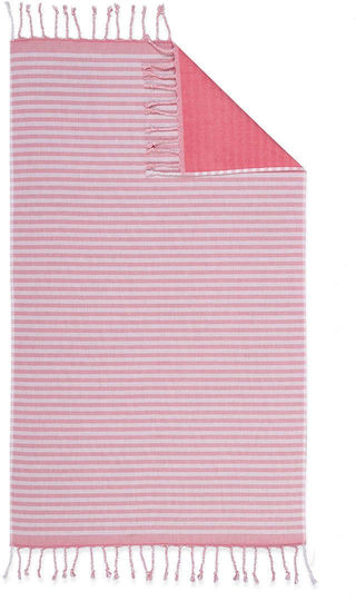 Nef-Nef Homeware Sweet Line Kids Beach Towel Pink 120x70cm