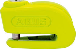 Abus Motorcycle Disc Brake Lock with Alarm & 10mm Pin in Yellow