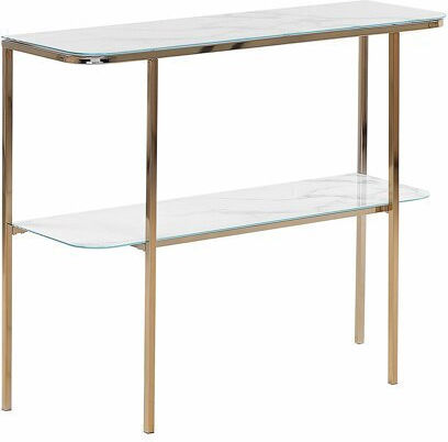 Berwyn 1669 Konsole White Marble, Gold L100xB35xH84cm