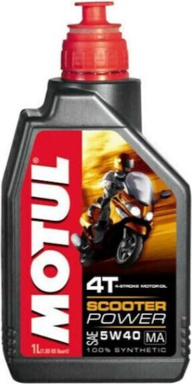 Motul Power Motorradöl für Viertaktmotoren 5W-40 1Es