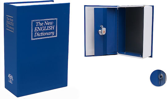 Book Safe Lock New English Dictionary Blue 11.5x5.5x18cm Galifas 7903071 Galifas